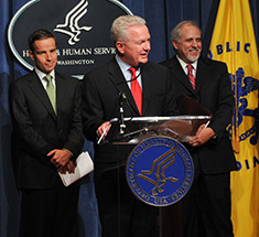 Dr. Brett Giroir Speaking At Podium