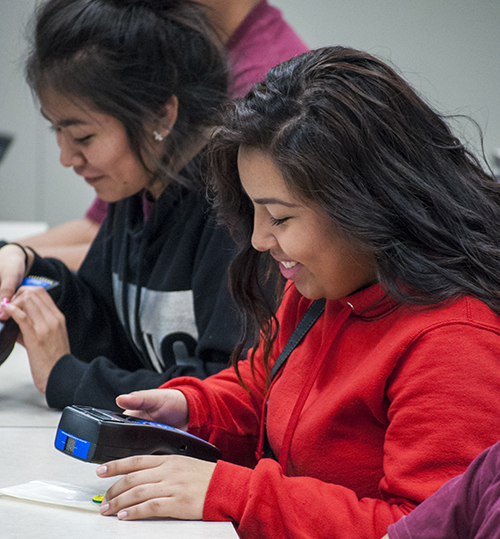 Students participate in science camp event