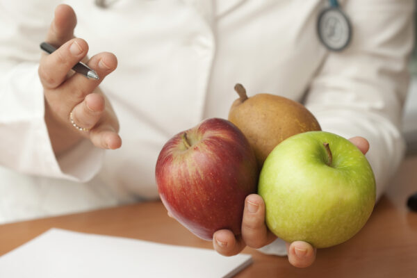 Health Professional Teaches Healthy Nutrition