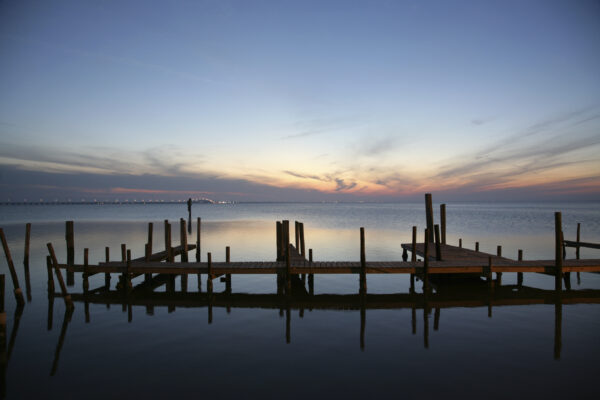 Looking Out Over The Gulf Of Mexico