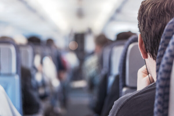 Passenger On An Airplane