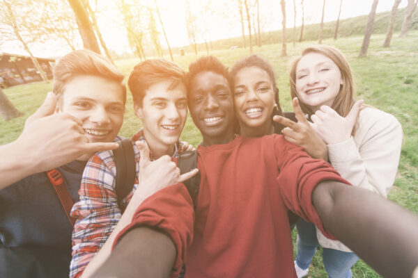 Smiling Adolescents