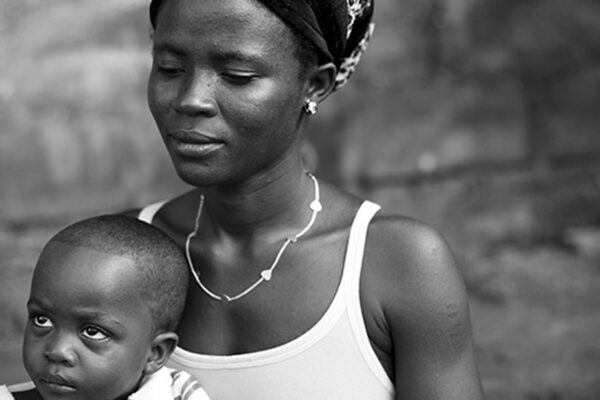 Woman Holding Child