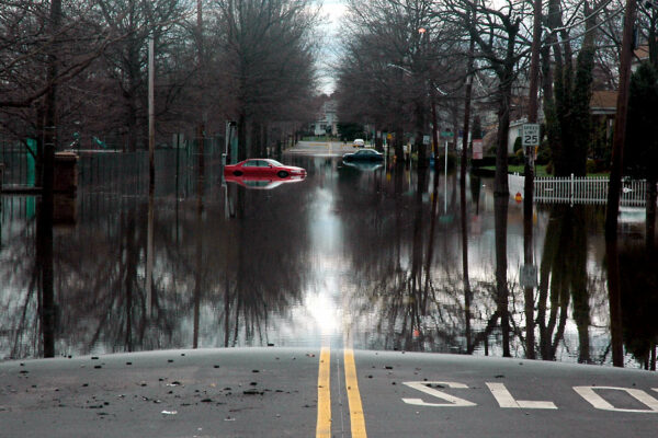 Streets And Cars Submerged In Water