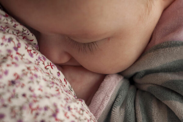 Baby Snuggling With Mother