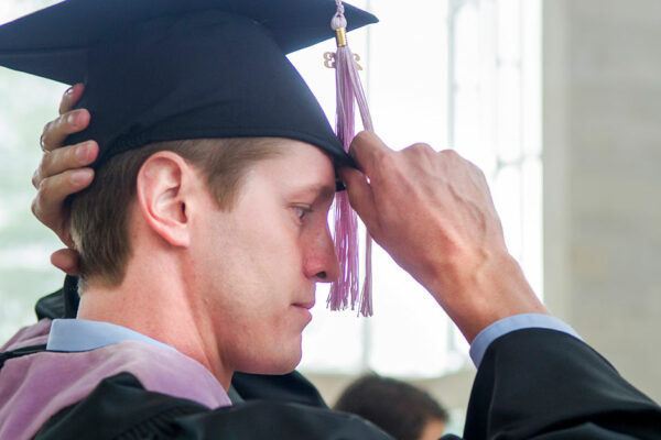 Graduate Getting Ready