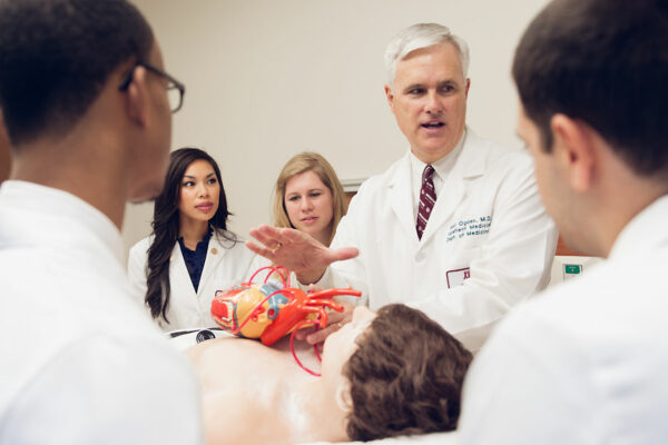 Doctor Talking To Students