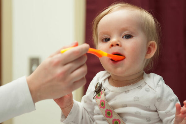 Baby Eating Solid Food