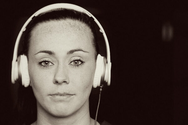 Girl With Headphones