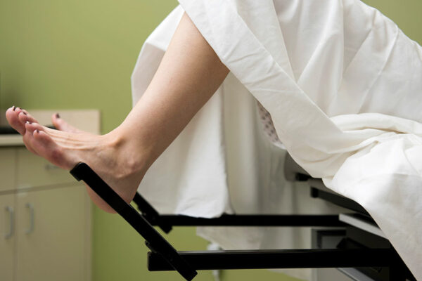 Woman In Gynecologist Office