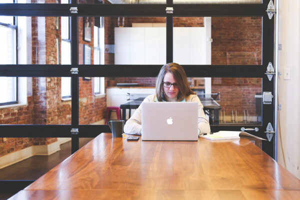 Girl At Computer