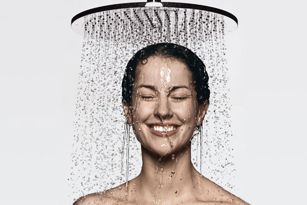 health habits - showering