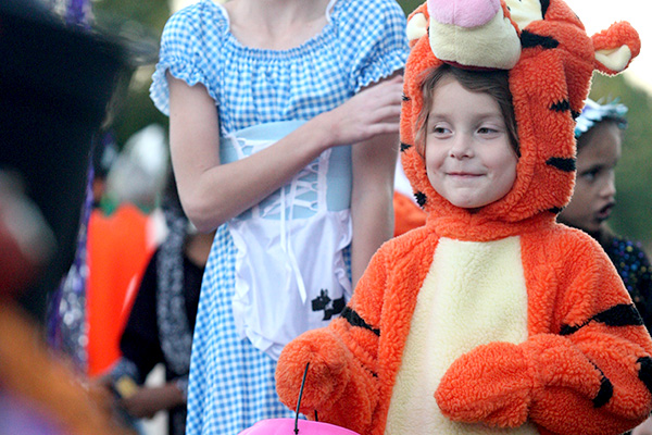 Make sure your child's costume fits well so they don't trip over anything too long or ill-fitting