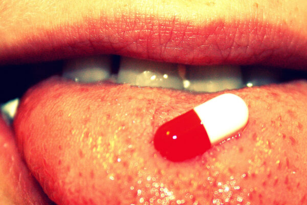 Pill On Tongue