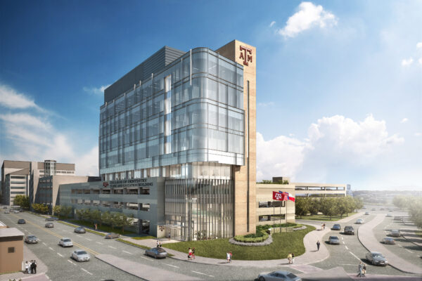 Texas A&M College Of Dentistry Clinic And Education Building Rendering