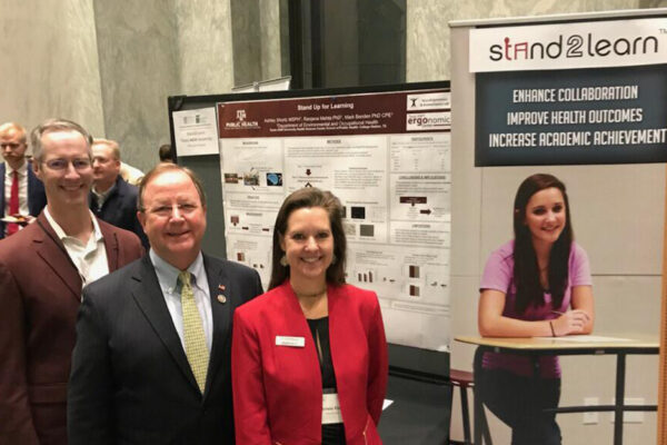 Mark Benden (left) And Michele Klumb With Rep. Bill Flores