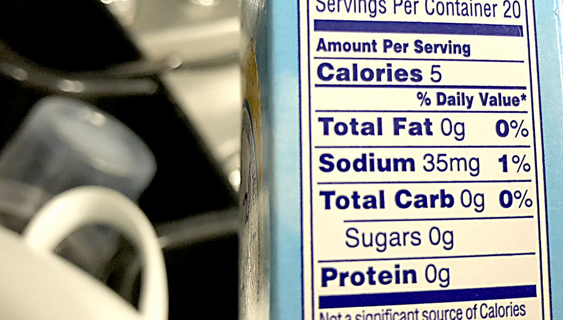 reading diet labels can help reduce salt intake