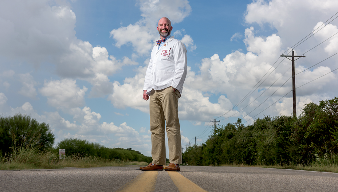 Jared Laney, medical student, is dedicated to helping rural populations by improving health care.