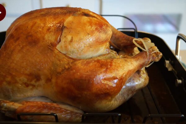 A Close-up Image Of A Cooked Turkey