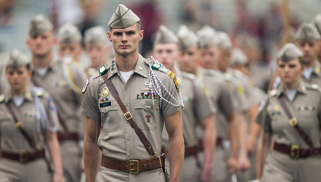 Members of the Corps of Cadets