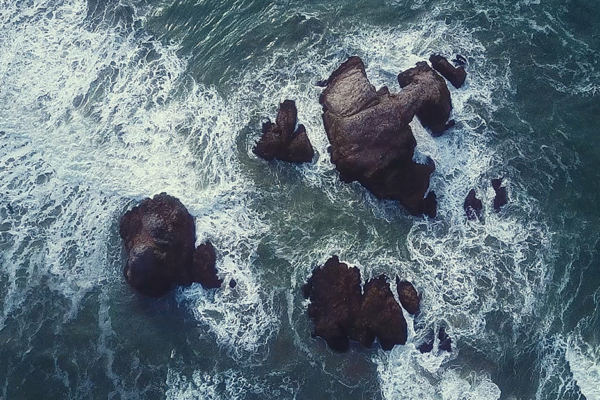 Waves Crashing On Rocks Makes Me Sleepy