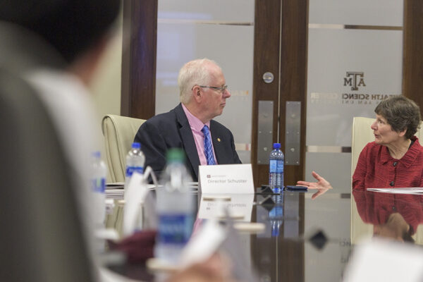 Fred Schuster, Regional Director For Region VI Of The U.S. Department Of Health And Human Services (HHS), Visited With The Texas A&M Opioid Task Force Friday.