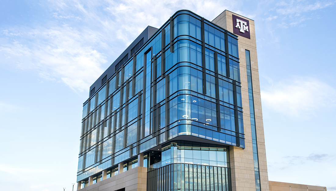 Texas A&M School of Dentistry building in Dallas, Texas