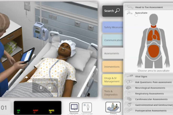 Screenshot Of Virtual Simulation For Nursing Students