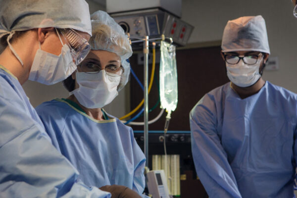 Surgical Team Inside Operating Room