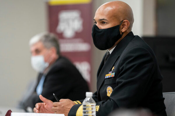 U.S. Surgeon General Gerome Adams Speaks With Texas A&M Leadership And Students