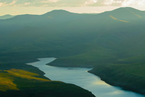 Landscape Photo Of A Lake In Lesotho