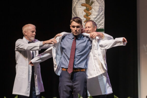 Andrew Chapman At The White Coat Ceremony