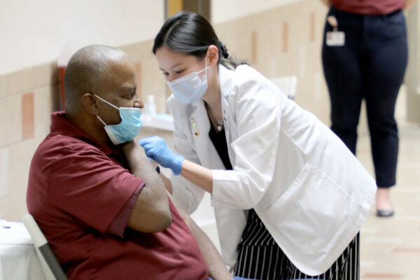 Pharmacy Student Administers A COVID-19 Vaccine