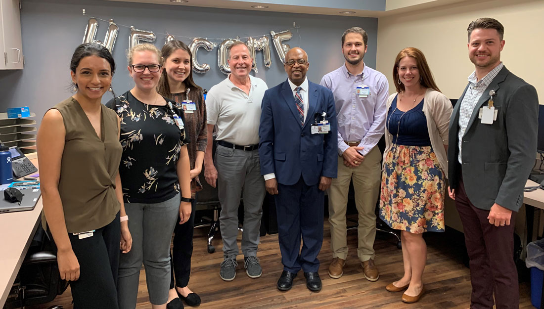 Residents and faculty from the new Pharmacy Residency Program at St. Joseph Regional Hospital