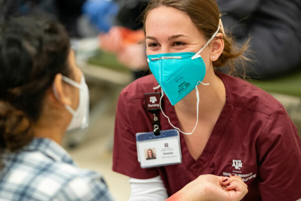 Nursing Student Cares For A Patient In A Community Setting