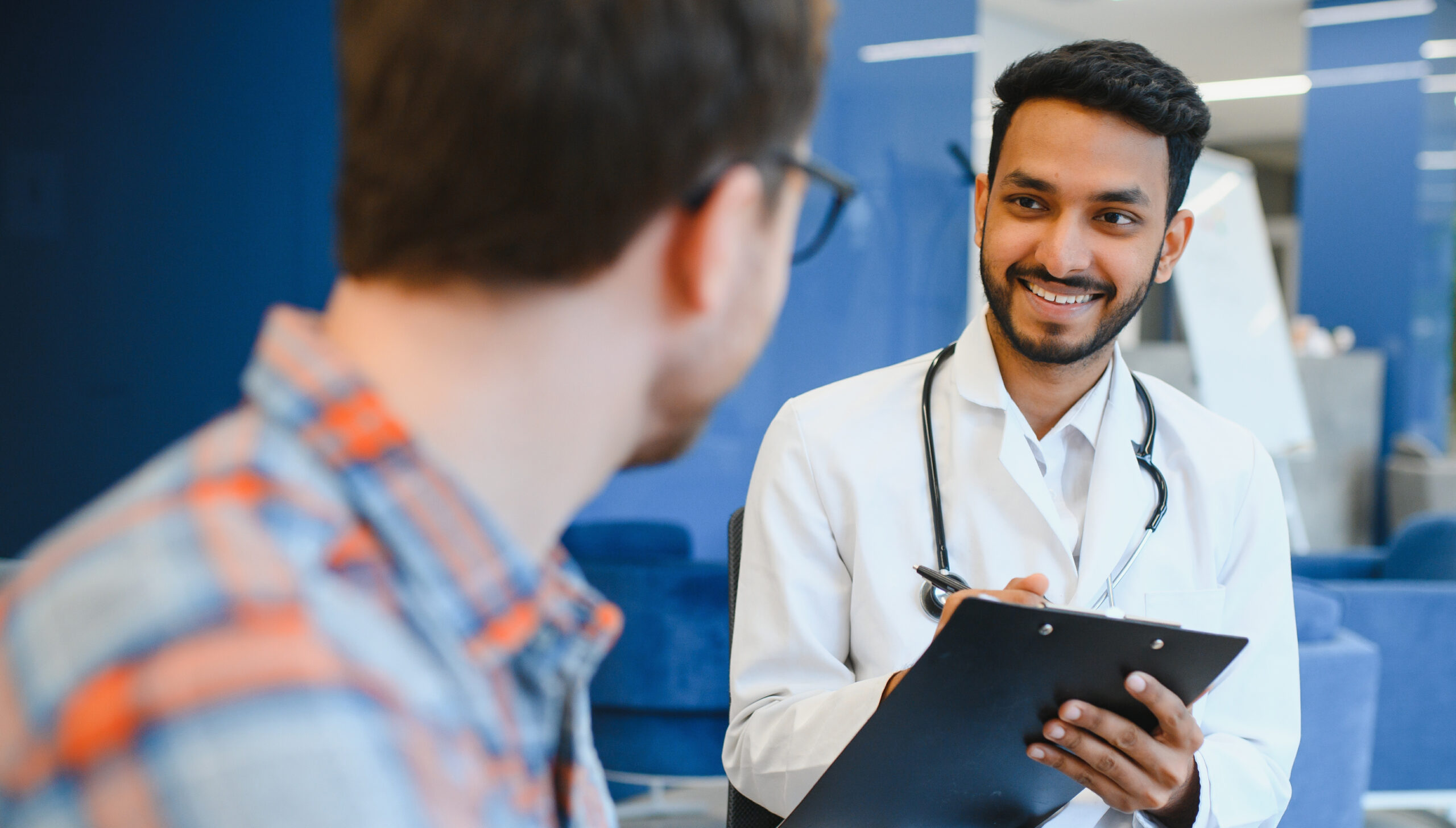 doctor with patient