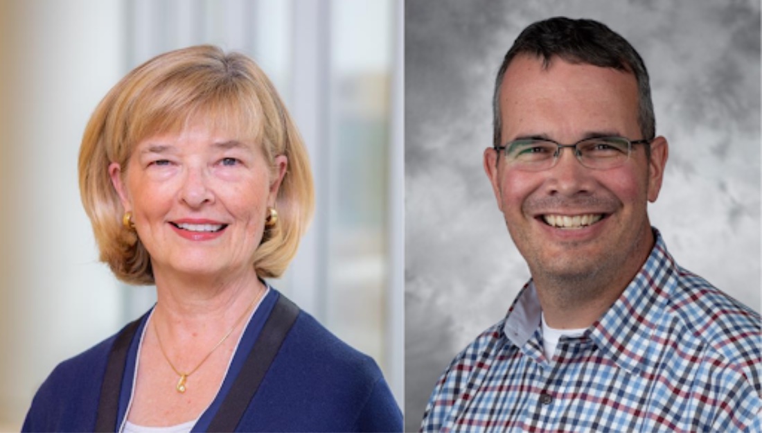 Dr. Joy Hawkins, MD (left) and Michael Rossman, MD (right)