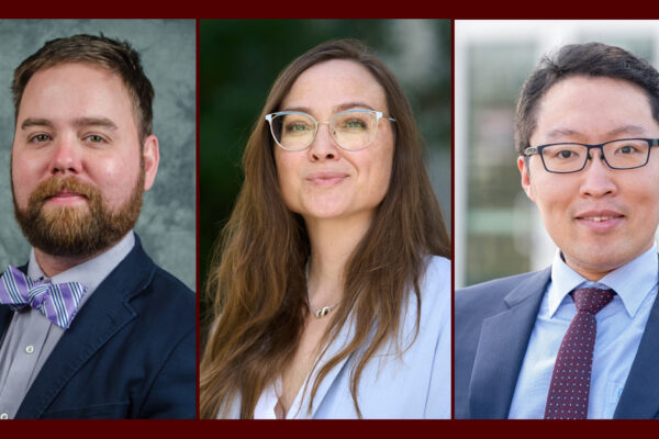 Headshots Of Garett Sansom, Lindsay Sansom And Taehyun Roh, Leads Of The South Texas Safe Water Project